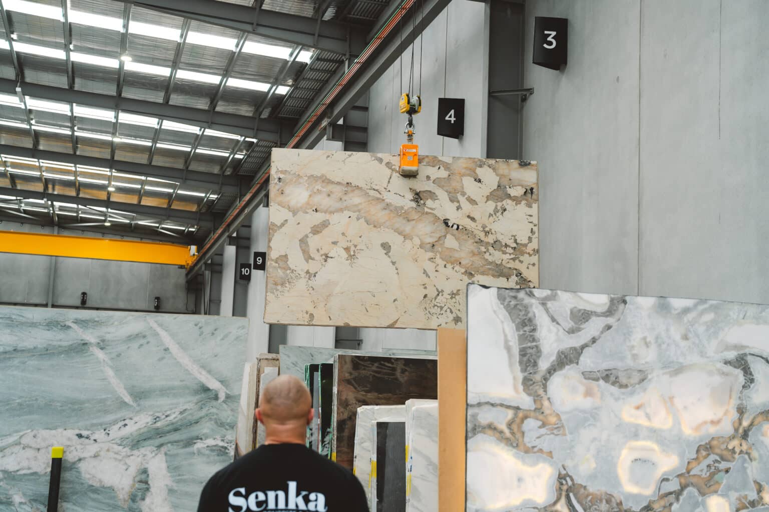 SENKA Team Selecting Stone