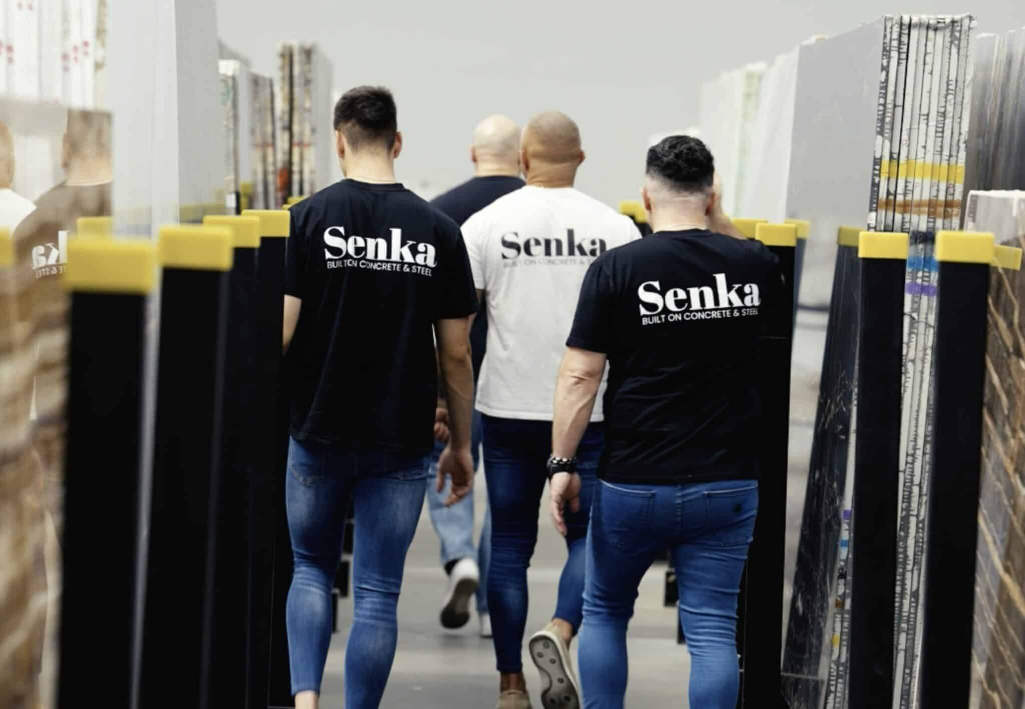 Senka Homes team on site during construction