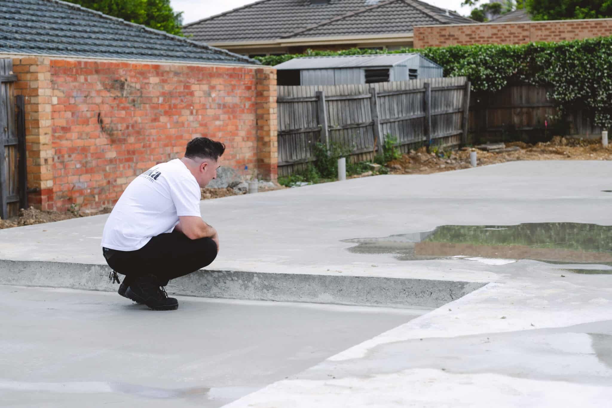 Senka Homes team on site during construction