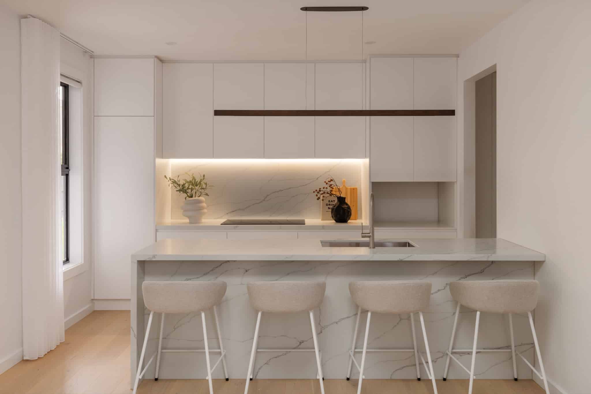 Kitchen in a home built by Senka Homes